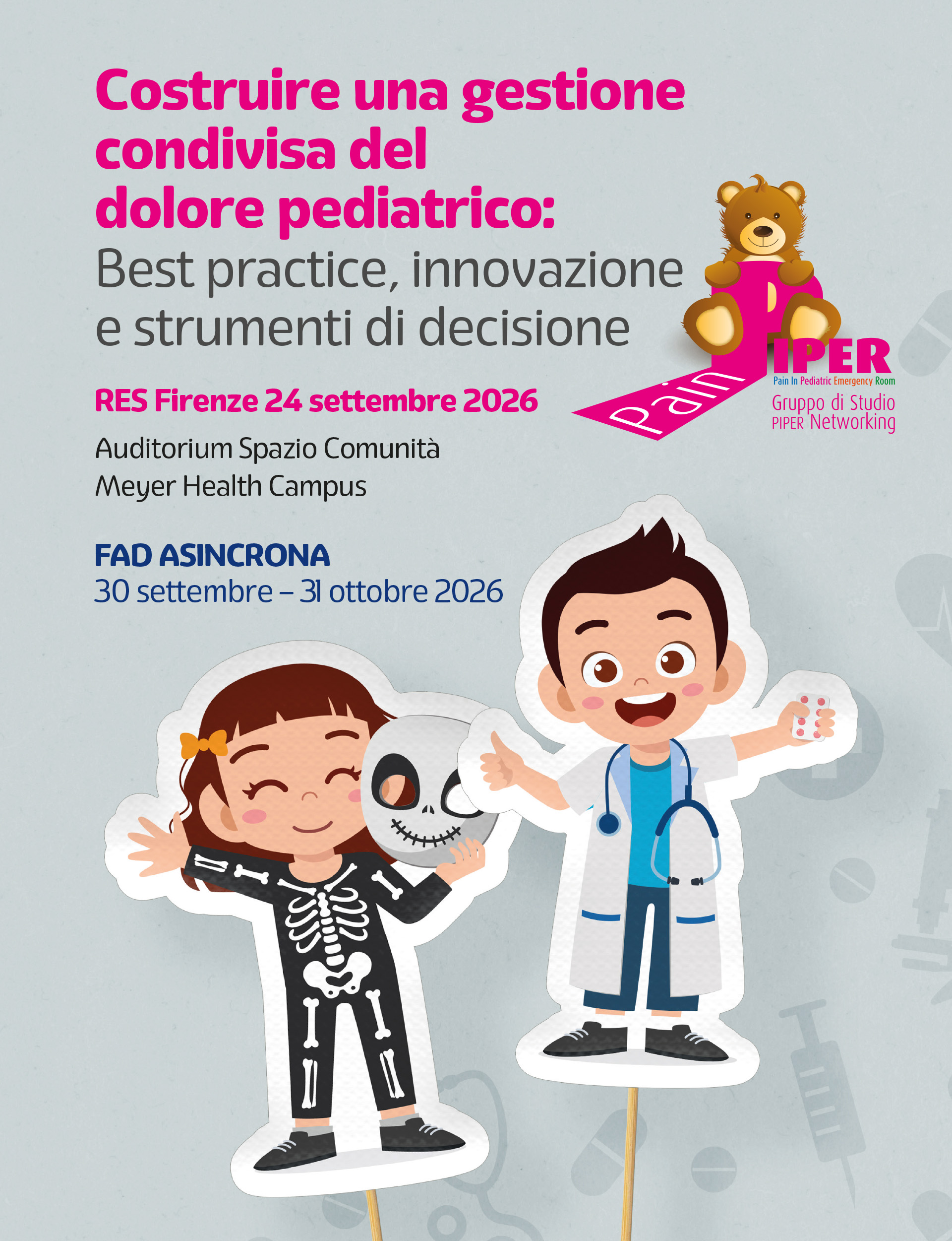 Verso un futuro condiviso: aggiornamenti, innovazione e strategie di diffusione per il trattamento del dolore pediatrico
