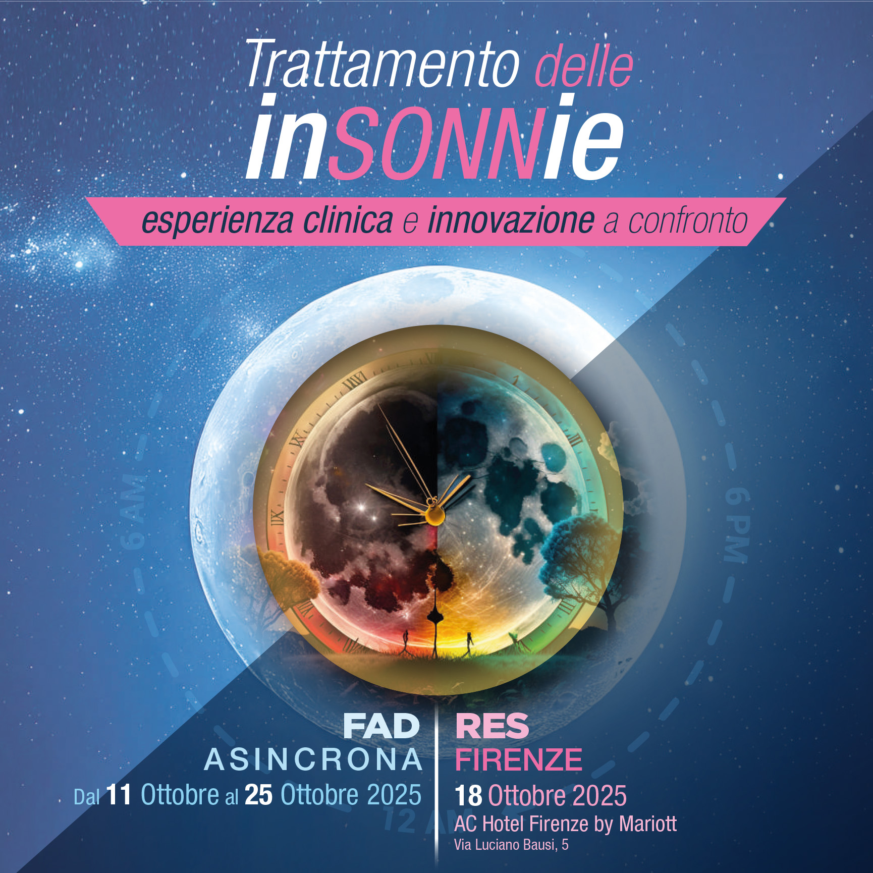 Trattamento delle insonnie. Esperienza clinica e innovazione a confronto - FIRENZE