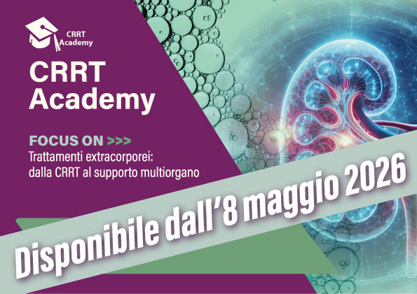 CRRT Academy - Trattamenti extracorporei: dalla CRRT al supporto multiorgano